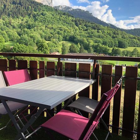 Studio Agreable Et Cosy Avec Vue Sur Les Memises Thollon-les-Memises Exterior foto