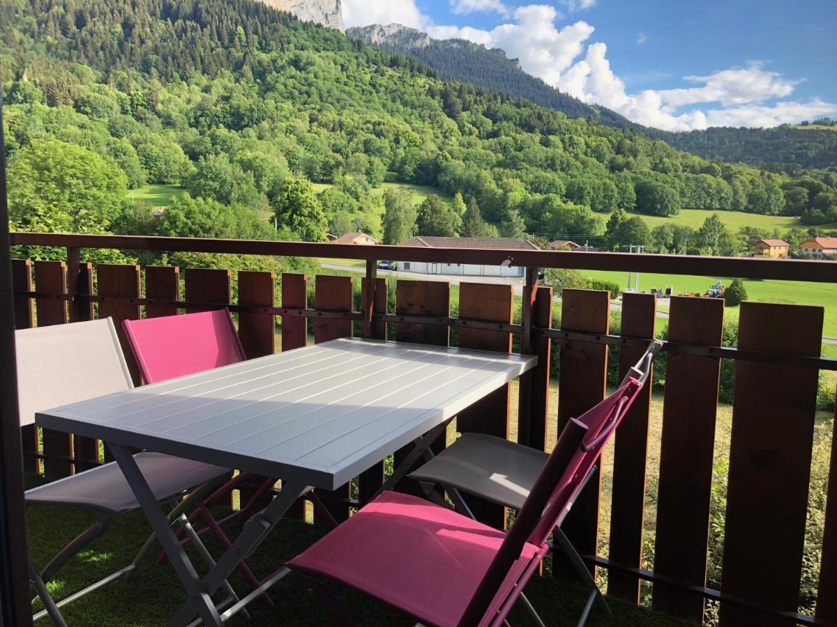Studio Agreable Et Cosy Avec Vue Sur Les Memises Thollon-les-Memises Exterior foto