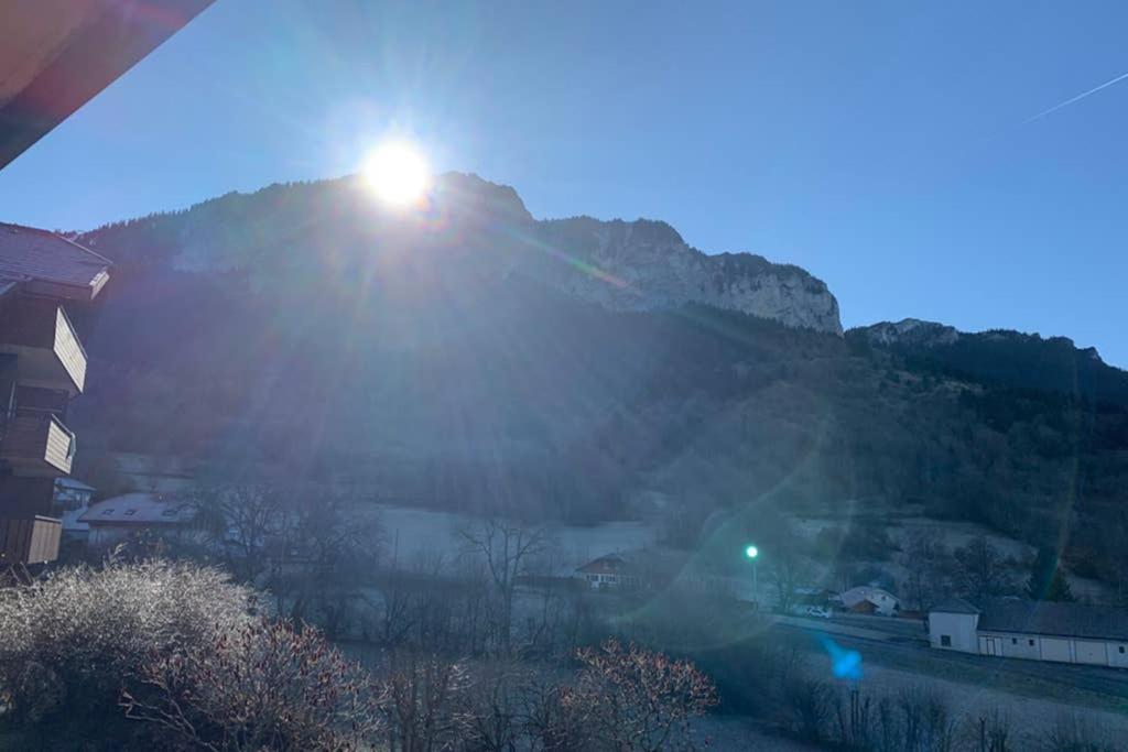 Studio Agreable Et Cosy Avec Vue Sur Les Memises Thollon-les-Memises Exterior foto